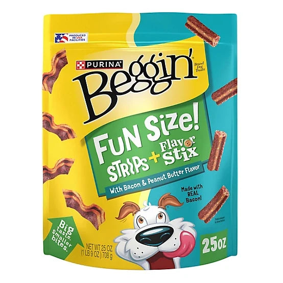 Purina Beggin' Fun Size Strips & Flavor Stix