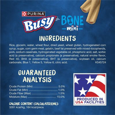 Purina Busy Bone Mini Chew Treats for Small Dogs, 21 oz.