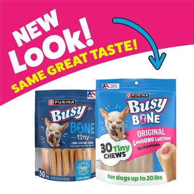 Purina Busy Bone Tiny Chew Treats for Extra Small Dogs, 17 oz., 30 ct.