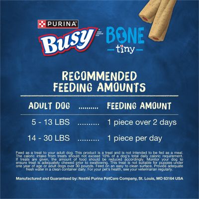 Purina Busy Bone Tiny Chew Treats for Extra Small Dogs, 17 oz., 30 ct.