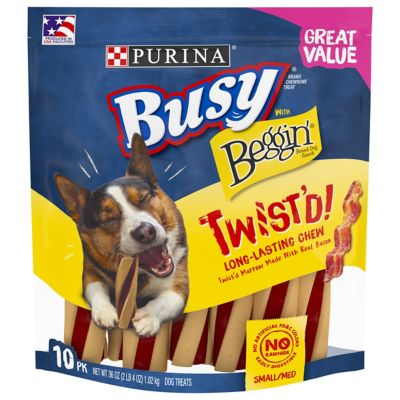 Purina Busy With Beggin' Small/Medium Breed Twist'd Dog Treats, 36 oz.