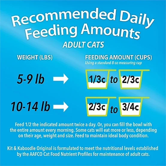 Purina Kit & Kaboodle Adult Indoor/Outdoor Original Recipe with Poultry, Liver and Ocean Fish Dry Cat Food, 30lb