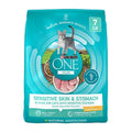 Purina ONE Adult Indoor/Outdoor Sensitive Skin and Stomach Natural Turkey Recipe Dry Cat Food, 7lb