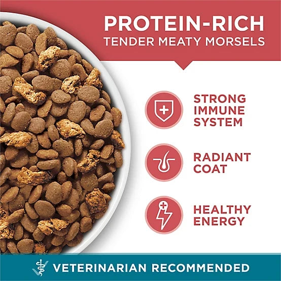 Purina ONE Natural Adult Indoor/Outdoor Tender Selects Blend with Real Salmon Recipe Dry Cat Food, 7lb