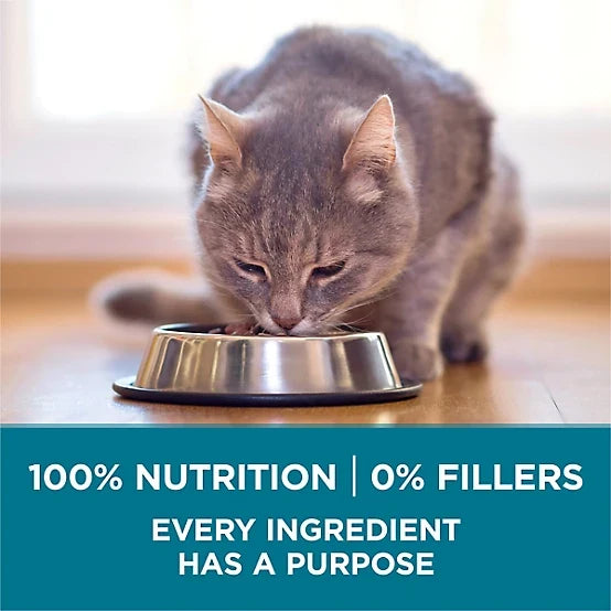 Purina ONE Natural Adult Indoor/Outdoor Tender Selects Blend with Real Salmon Recipe Dry Cat Food, 7lb