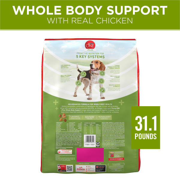 Purina ONE Plus Whole Body Support With Chicken Dry Dog Food
