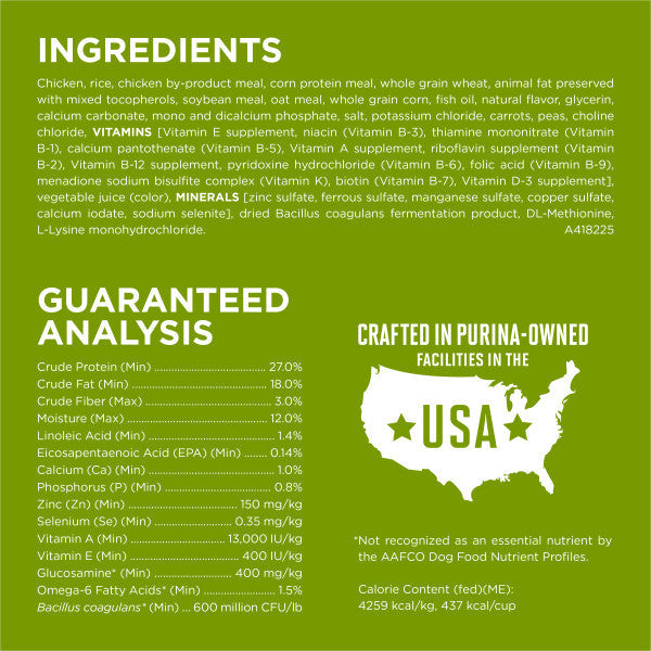 Purina ONE Plus Whole Body Support With Chicken Dry Dog Food