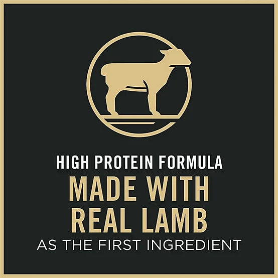Purina Pro Plan Adult Indoor/Outdoor Sensitive Skin and Stomach Lamb and Rice Formula Dry Cat Food, 7lb