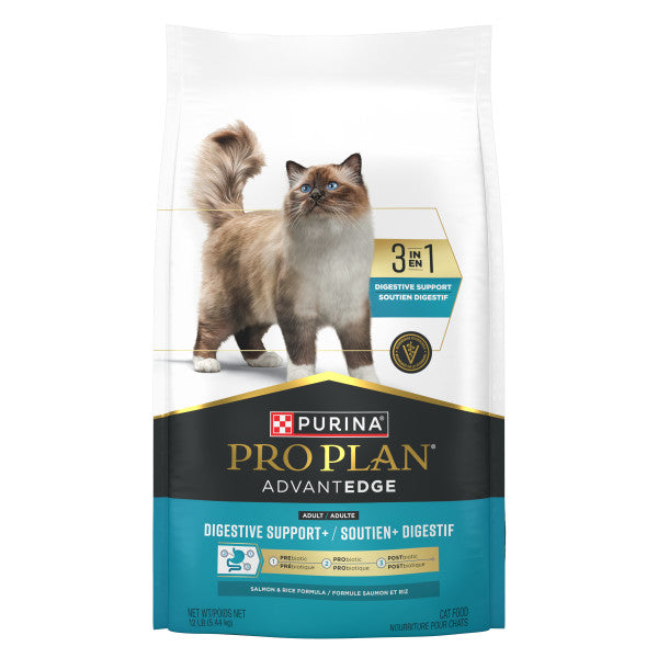 Purina Pro Plan AdvantEDGE Digestive Support Plus Adult Salmon and Rice Formula Dry Cat Food