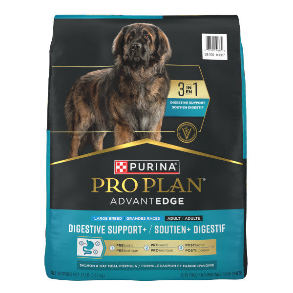 Purina Pro Plan AdvantEDGE Digestive Support Plus Large Breed Salmon and Oat Meal Formula Adult Dry Dog Food