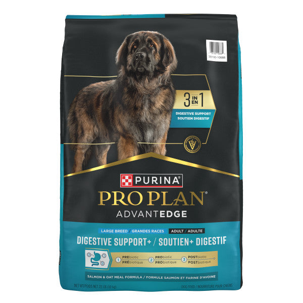 Purina Pro Plan AdvantEDGE Digestive Support Plus Large Breed Salmon and Oat Meal Formula Adult Dry Dog Food