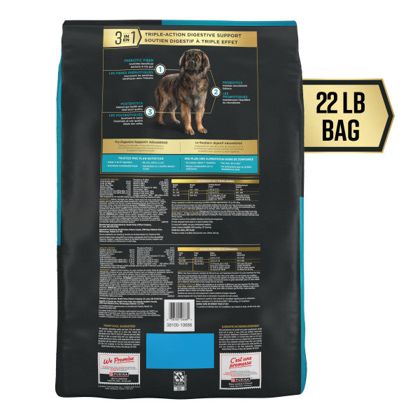 Purina Pro Plan AdvantEDGE Digestive Support Plus Large Breed Salmon and Oat Meal Formula Adult Dry Dog Food