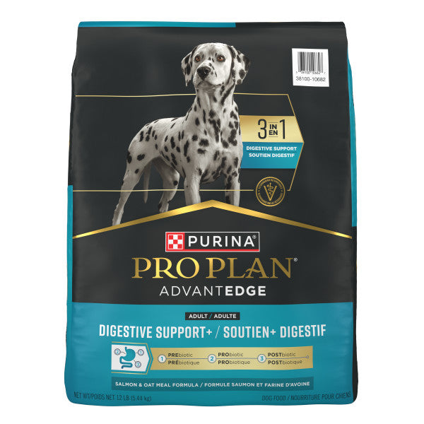 Purina Pro Plan AdvantEDGE Digestive Support Plus Salmon and Oat Meal Formula Adult Dry Dog Food