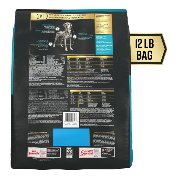 Purina Pro Plan AdvantEDGE Digestive Support Plus Salmon and Oat Meal Formula Adult Dry Dog Food