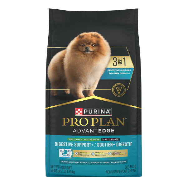 Purina Pro Plan AdvantEDGE Digestive Support Plus Small Breed Salmon and Oat Meal Formula Adult Dry Dog Food