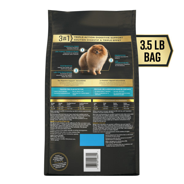 Purina Pro Plan AdvantEDGE Digestive Support Plus Small Breed Salmon and Oat Meal Formula Adult Dry Dog Food