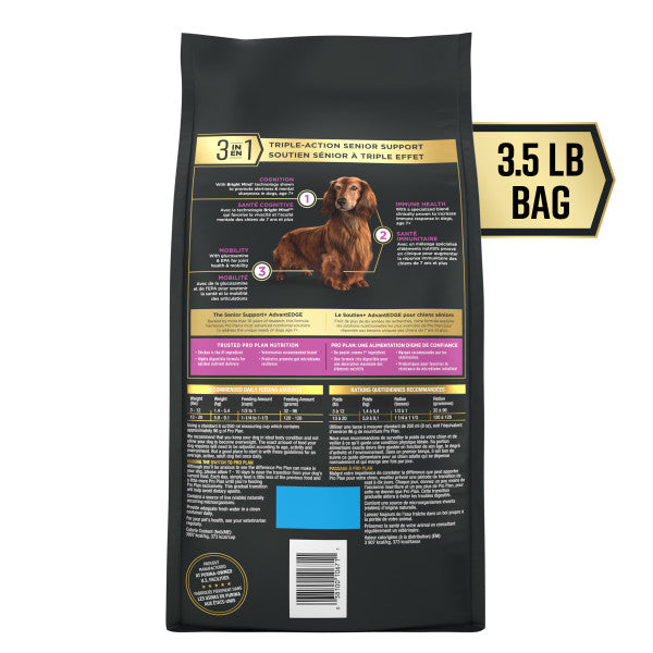 Purina Pro Plan AdvantEDGE Senior Support Plus Large Breed Shredded Blend Chicken and Rice Formula Dry Dog Food