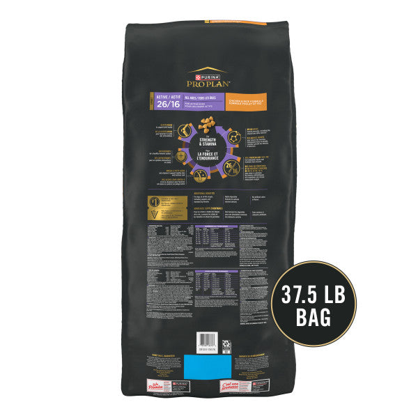 Purina Pro Plan Sport Active 26/16 Chicken & Rice Formula, 37.5lb