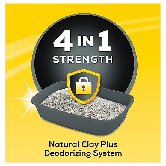 Purina Tidy Cats 4-in-1 Strength Scented Clumping Clay Cat Litter, Multi-Cat, 20lb