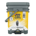 Purina Tidy Cats Light Weight, Low Dust, Clumping Cat Litter, LightWeight 4-in-1 Strength Cat Litter, 17lb