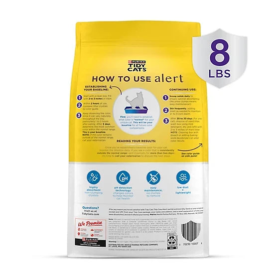 Purina Tidy Cats Tidy Care Alert Health Monitoring Cat Litter, 8 lb.