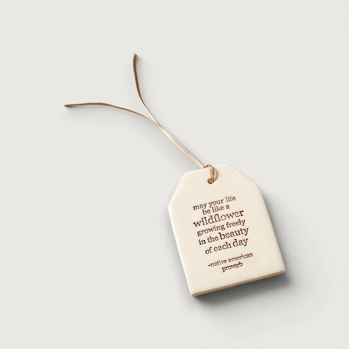 Quote Tag - wildflower