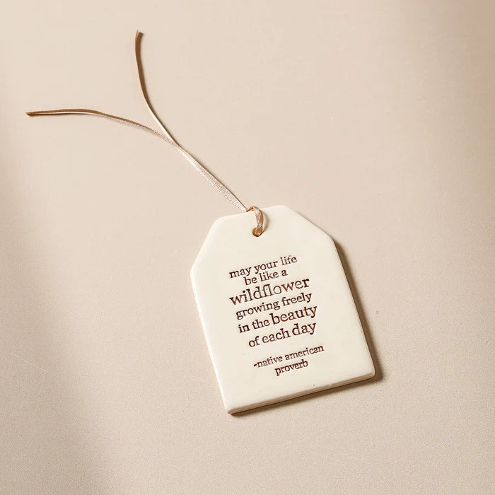 Quote Tag - wildflower