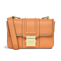 This Radley Hanley Close Apricot Mini Flap Over Bag has woven detailing along the edge of the flap to add texture.