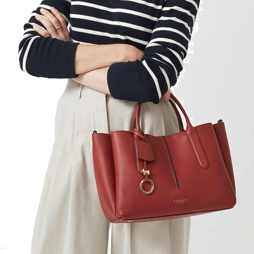 This Hillgate Place Rust Medium Grab Multiway Bag is by Radley