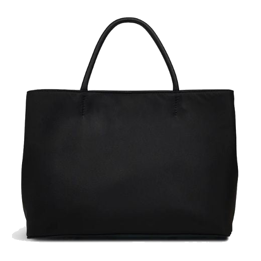 This Radley Holland Park Black Medium Zip-Top Grab Bag is made with recycled fabric and PU trims that are water-based
