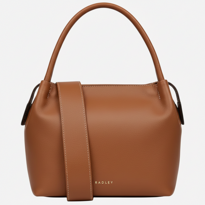 The Ivydale Road Small Saddle Zip-Top Cross Body Bag by Radley.