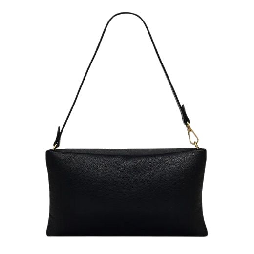 This Radley Mallow Street Black Leather Large Zip-Top Wristlet is great for carrying small essentials and can fit your phone and other essentials.