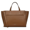 Radley's Oak Street Saddle Leather Medium Zip-Top Grab Bag is great for everyday use and has a detachable leather strap if you'd like to wear as a crossbody.