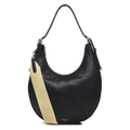 Radley's Pennington Street Large Black Shoulder Bag is made out of cowhide leather with a soft-grain texture.