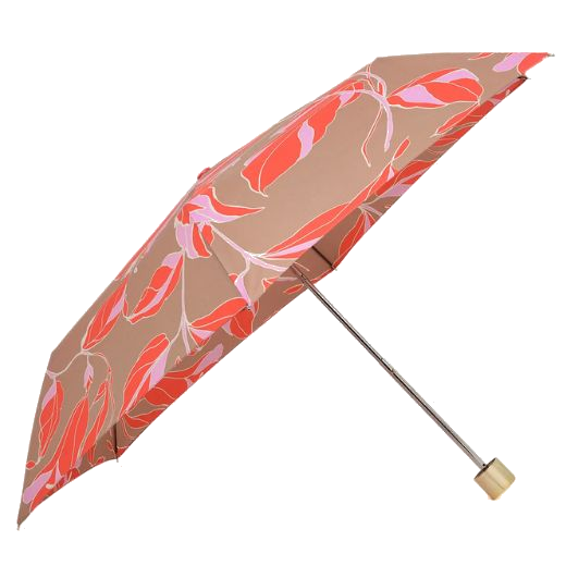 Radley's Silt Floral Black & Green Compact Umbrella is compact and can fold into your bag so you can easily carry it around when you're going to work or travelling.