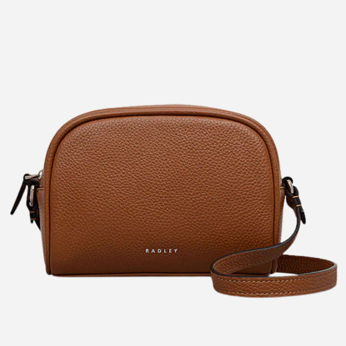 The Radley The Daily Toffee Brown Small Zip Top Cross Body Bag by Radley.