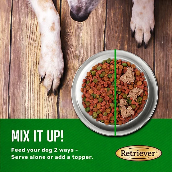 Retriever Complete Nutrition Adult Savory Chicken Mini Chunk Recipe Dry Dog Food, 50 lb. Bag