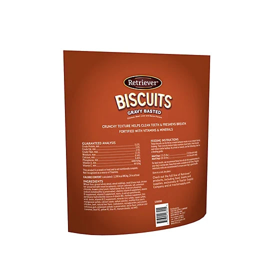 Retriever Gravy-Basted Flavor Dog Biscuit Treats, 4 lb.