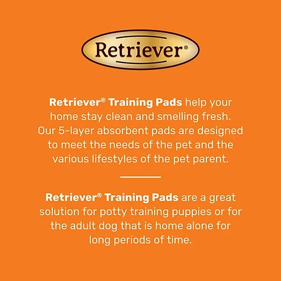 Retriever Unscented Super Absorbent Dog Training Pads, XL, 100 ct.