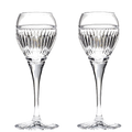These Art Deco 2 x 11cl Port/Sherry Glasses have been designed by Royal Scot Crystal.