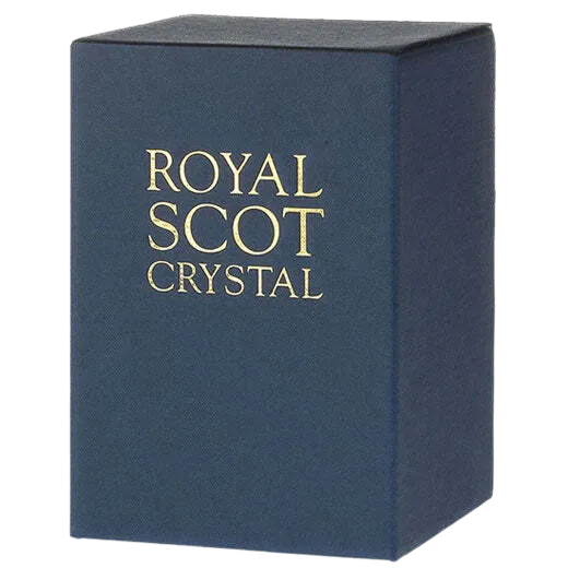 This Royal Scot Crystal Edinburgh 21cl Single Whisky Tumbler will be presented inside a luxury blue gift box.