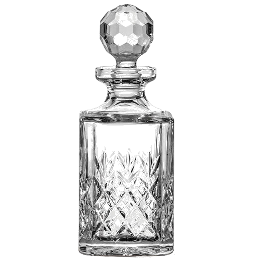 This Royal Scot Crystal Edinburgh 80cl Square Spirit Decanter can be engraved on the day of purchase.