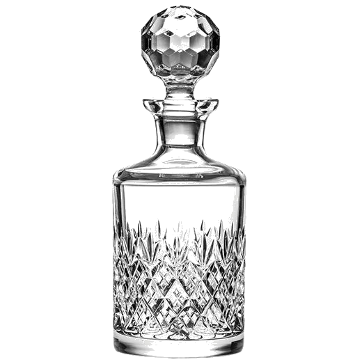 This is the Royal Scot Crystal Edinburgh Round Decanter.