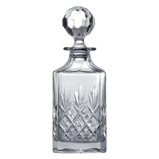 This Royal Scot Crystal Edinburgh Square Decanter can be engraved.