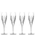 This set of London 4 x 18cl Champagne Flutes have been designed by Royal Scot Crystal.