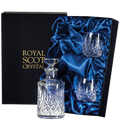 This Royal Scot Crystal London Whisky Set will be presented inside a satin-lined gift box.