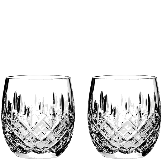 These Royal Scot Crystal London Barrel tumblers are 25cl.