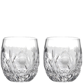 These Scottish Thistle 2 x 25cl Barrel Tumblers have been designed by Royal Scot Crystal.