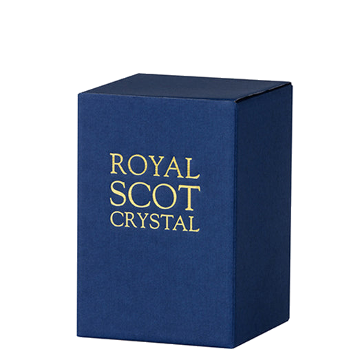royal scot crystal single large scottish thistle tumbler gift box