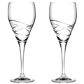 These Skye 2 x 40cl Large Wine Glasses have been designed by Royal Scot Crystal.